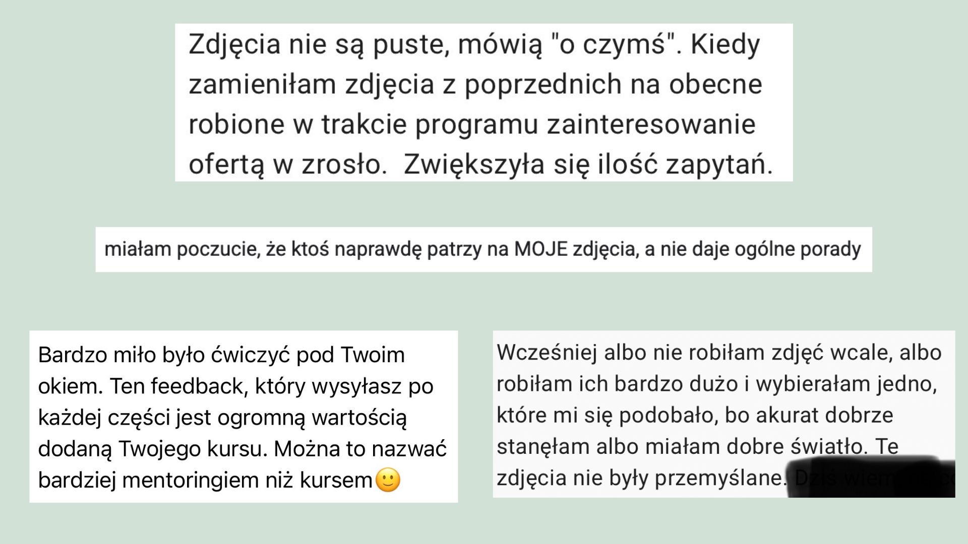 Opinie uczestniczek programu Zdjęcia Jak Magnes